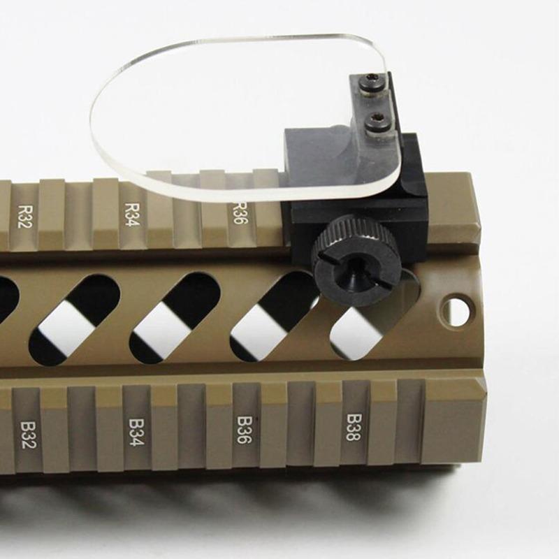 Protecteur de Lunettes 20mm Fusil Airsoft Protection d'Objectif Viseur Lunette de Visée Extérieur Matériel Tactique Lunettes Holographiques Oeil Accessoire Airgun