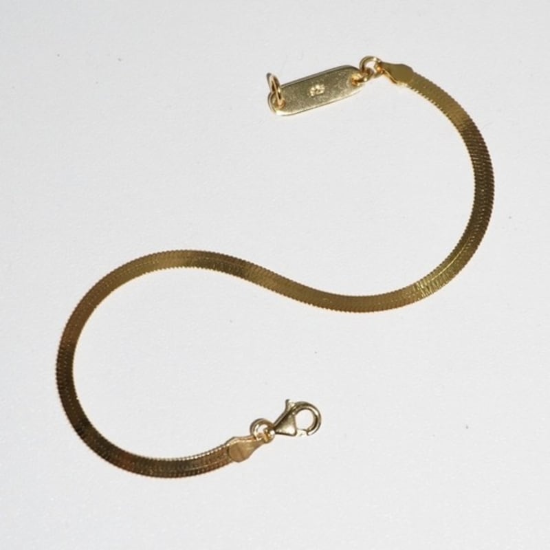 YEONSEUNG Gold Flat Bracelet