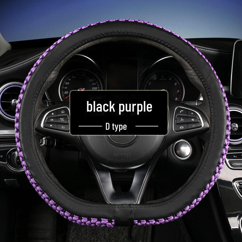 Husa de volan din matase de gheata respirabila pentru toate anotimpurile: Capac universal pentru maner auto