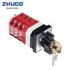 Zhuochao LW12-16/D0723.3Y Lockable 3-Position 3-Speed Rotary Switch