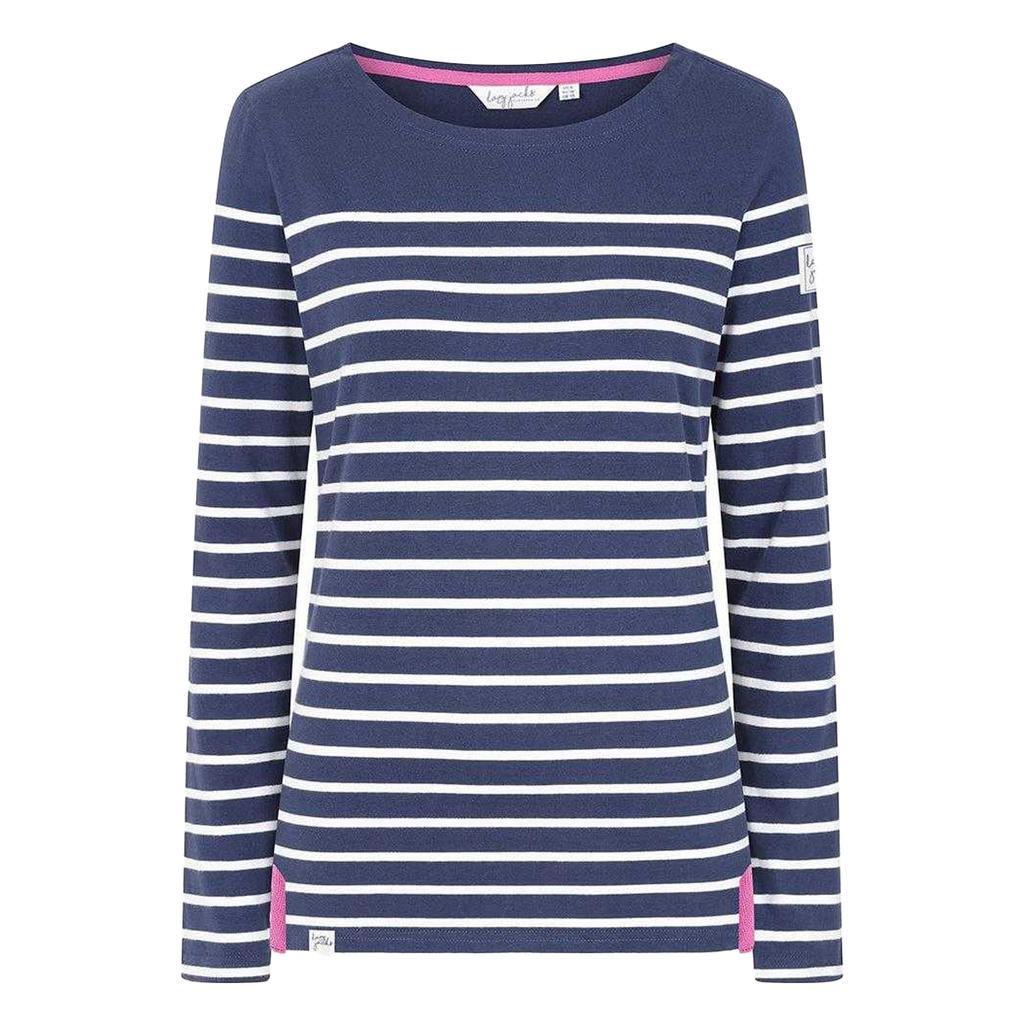 Lazy Jacks Womens/Ladies Striped Breton Top