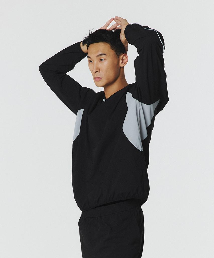 MUSINSA STANDARD SPORTS Quick-Dry Overfit Block Piste Long Sleeve (2 Colors)