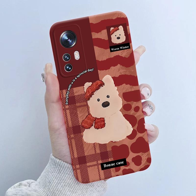 For Xiaomi 12 12X Case For Xiaomi Mi 12 Pro Flower Girl New Design Back Cover Housing For Mi12 12Pro Soft Silicone Funda Shell