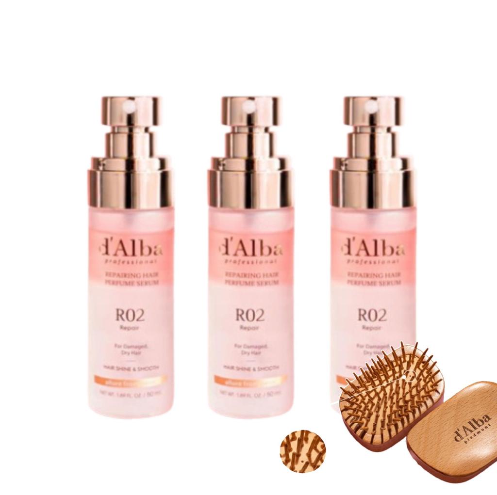 d'Alba Vegan Hair Perfume Serum 100ml x3 Set Nourishing Fragrance Hair Serum