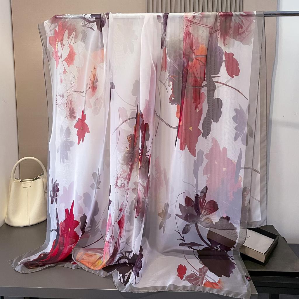 Damski szal wysokiej klasy, nowy, duży, modny, wszechstronny i stylowy szal wiosenno-letni, szal-krem przeciwsłoneczny dla mamy