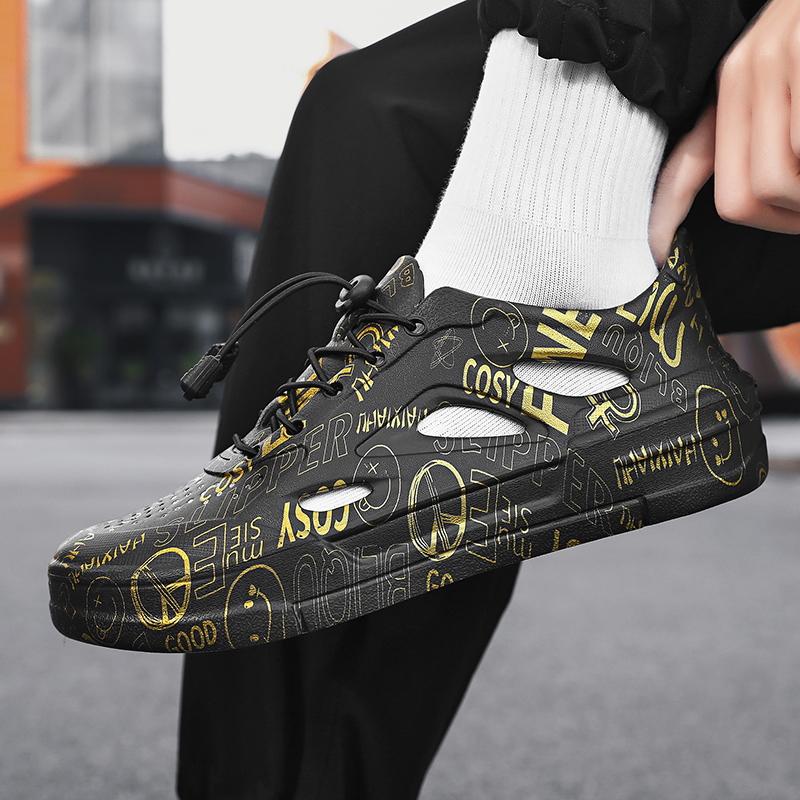 Fashion Men's new soft sole casual fashion slippers EVA sandals new summer breathable wading sandals outdoor men's shoes