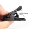 W89C Monitors Camera Mount Clamp Clip with Universal 1/4 Screw Connector for LCD Display Top Fill Light & Webcam Stand