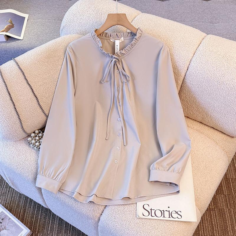 Two-piece Elegant Plus-size Women's Autumn and Winter New Style Shirt Sleeveless Dress