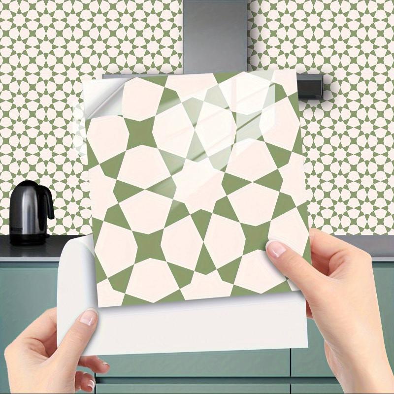 10 stuks 20*20cm Antislip Vloersticker Huurder Vriendelijk Muur- & Vloertegels Afneembaar & Plakbaar Vloerstickers Doe-het-zelf Voor Badkamerrenovatie