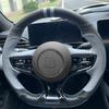 For BYD Seal EV 6 7 DM-i Dolphin Seagul ATTO 3 Steering Wheel Emblem  Sticker Suede Sticker Car Interior Accessories