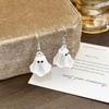 Cartoon Ghost Drop Earrings Zinc Zinc Alloy Women Necklace Gift Halloween Earrings  Festivals Occasions