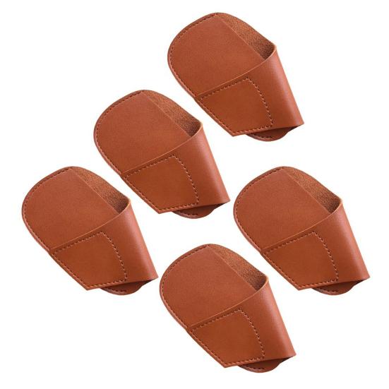 1/3/5/10Pcs Faux Leather Golf Club Headcover Waterproof Wood Driver Head Protector Cover Golf Accessories Men Women Golfer Gift