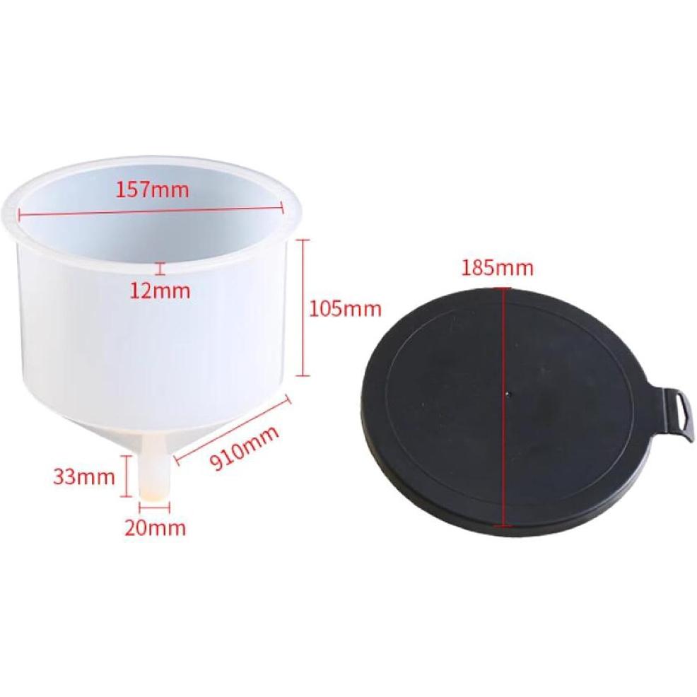 15 Pieces Radiator Coolant Filling Funnel Set No Spill Coolant Funnel Set Portable Cooling System Tool Accessory