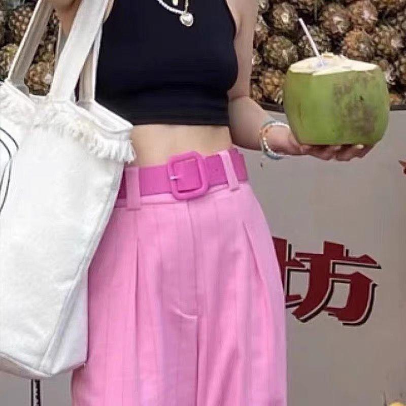 Versatile Buckle Wide Waist Belt In Vibrant Colors For Women Ideal For Enhancing Dresses And Casual Styles