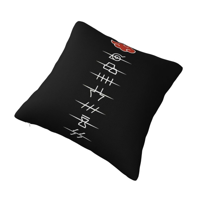 Benutzerdefinierte Nordische Naruto Uzumaki Akatsuki Kissenbezug für Sofa Samt Anime Cartoon Kissenbezug