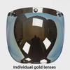 Japanese Three-Button Bubble Lens Motorcycle Helmet