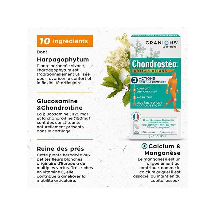 Granions Chondrostéo Articulations Lot De 3 X 90 Comprimés