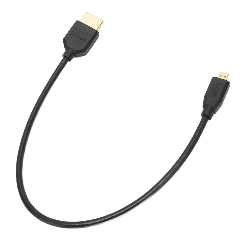 Micro HD Multimedia Interface Cable 8K 60Hz 48Gbps High Speed HD Multimedia Interface To HD