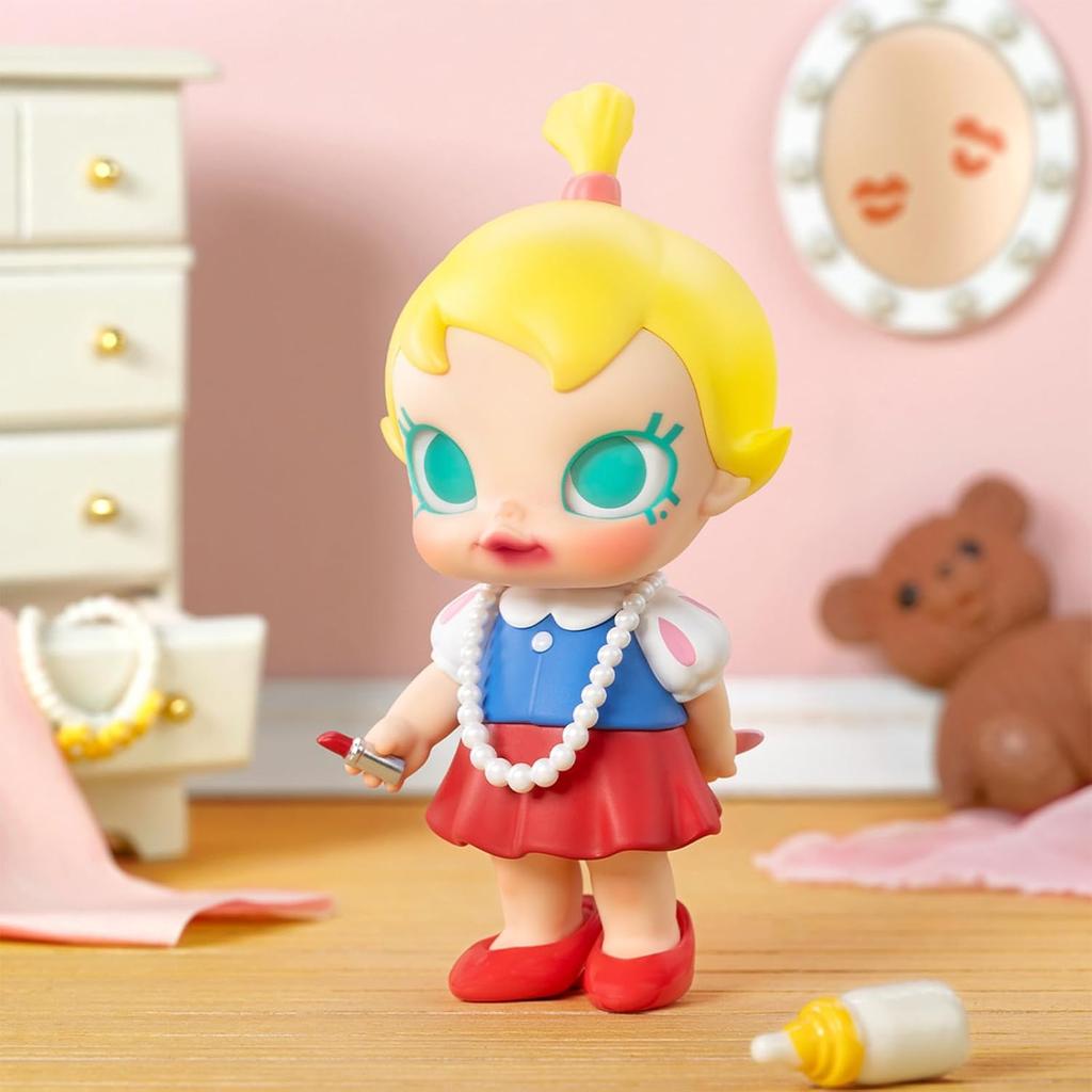 POP MART Baby Molly When I Was Three Series Figures, 1 Pcs Baby Molly Blind Box Figures, Home Decorations, Holiday Birthday Gifts for Girls and Boys