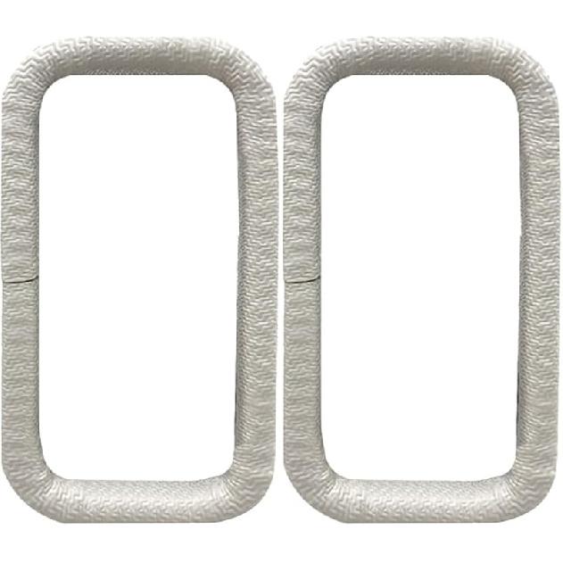 Yardwe Downspout Safety Caps 2pcs Drain Nozzle Sleeve Rain Gutter White Tool Rubber Child Downspout Covers