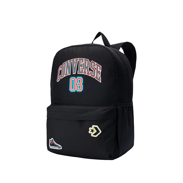 New Converse Polyester Backpack Medium Size Jet Black CV2513028PS-002