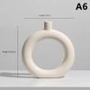Modern Simple Ceramic Art Vase Dried Flowers Flower Arrangement Ornament Bedroom Desktop Home Decor Pography Background Decor
