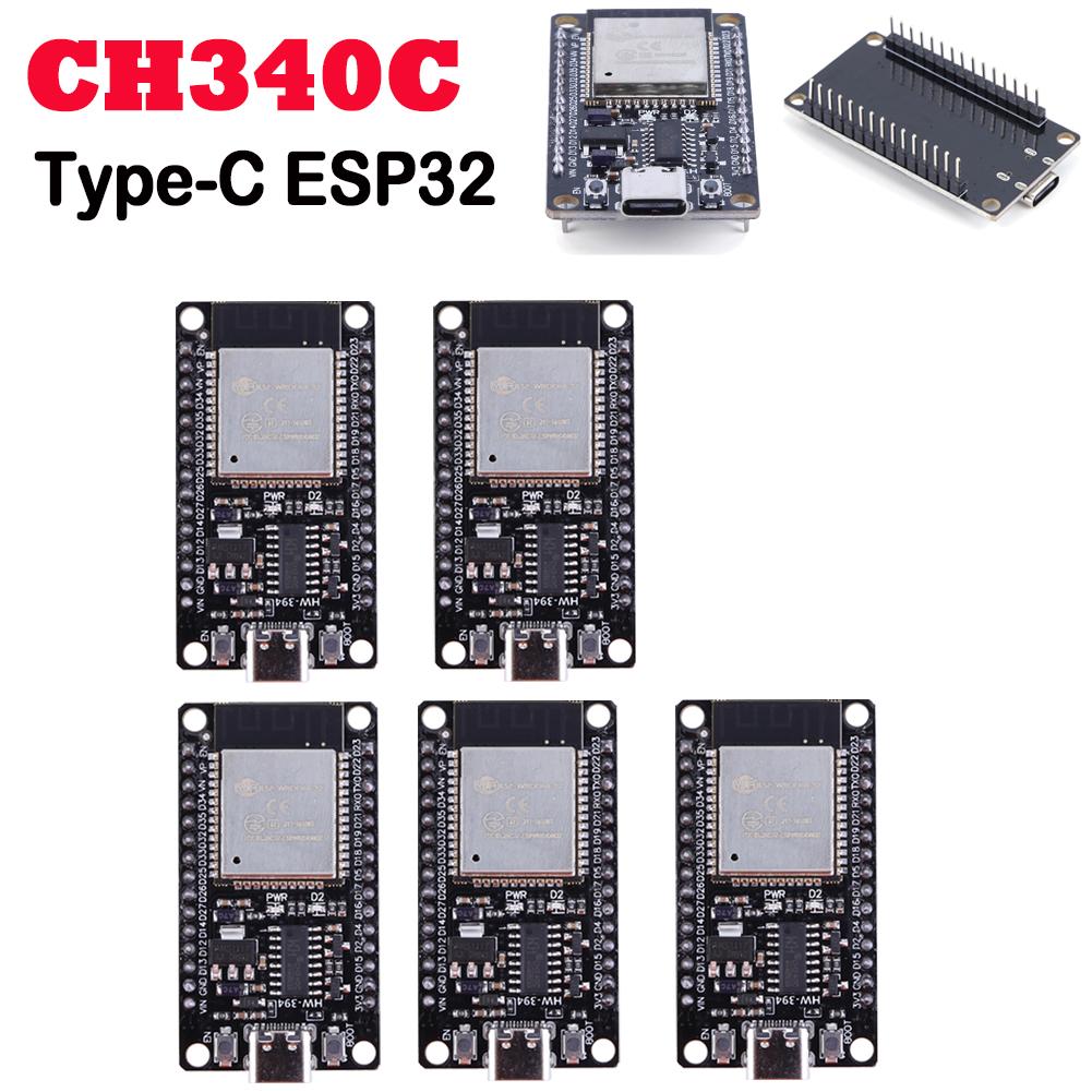 ESP32 Development Board 32Mbits Wireless Module 5V TYPE-C CH340C Ultra-Low Power Consumption Development Board Module
