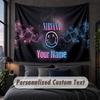 Custom Name Text Tapestry,Nirvana Decorative Wall Hanging, Background Tapestry For Home Bedroom