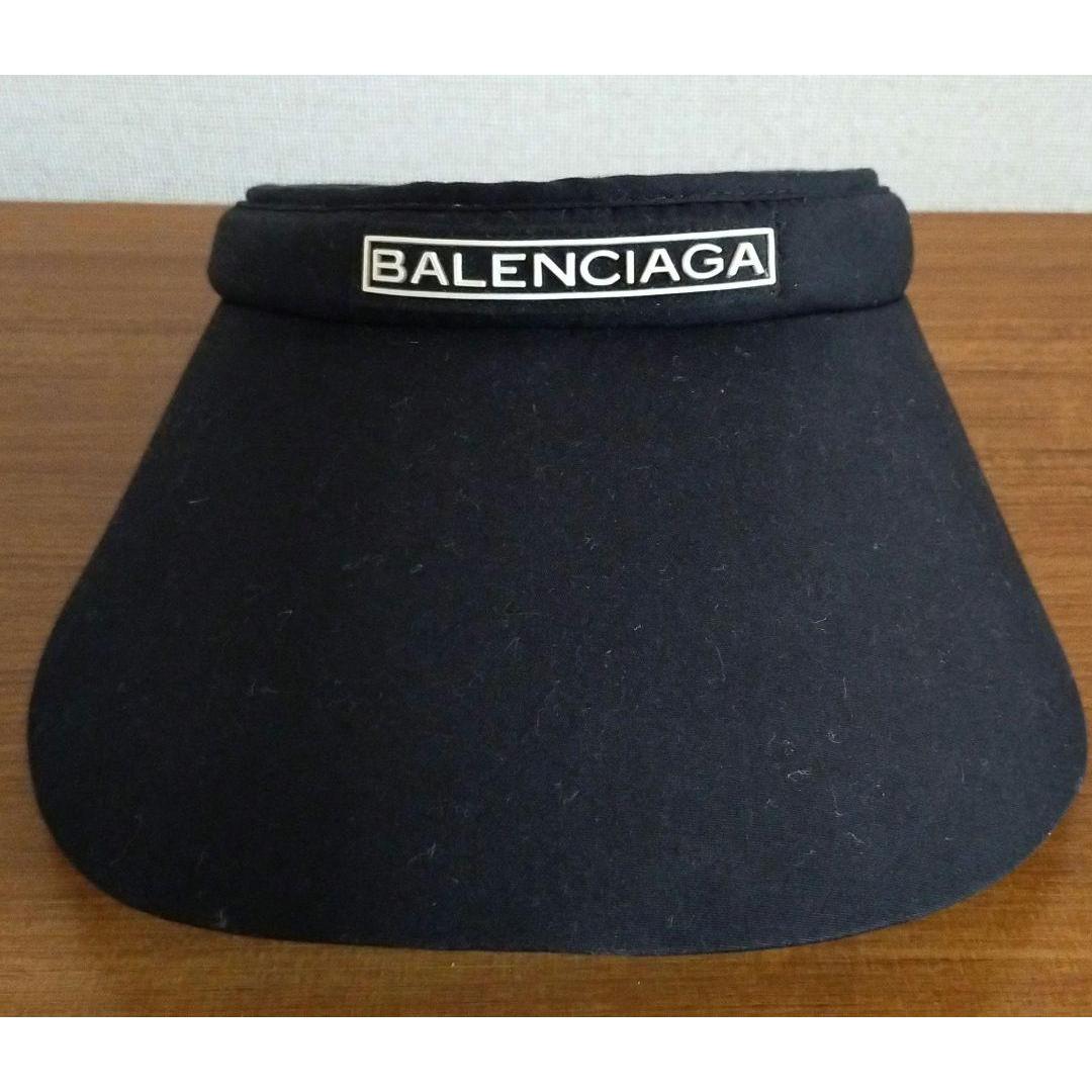 Used BALENCIAGA black sun visor