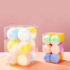 12 Pieces for Cat Ball Toys 1.8" 1.2" Small Plush Balls Colorful Kitten Chasing Balls Increasing Exercise for Indoor Cat