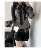 Japanese Academy Plaid Patchwork Waist-Cinched Shirt + Pleated Skirt Set