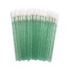 50-Pack Disposable Lip Brushes - Portable Solid Lipstick, Lip Gloss, and Makeup Cleaning Swabs