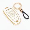 Mode TPU 7 Knoppen Afstandsbediening Sleutelhanger Hoes Accessoires Voor Hyundai Tucson Nx4 Staria Ioniq Sonata Nexo Dn8 Santa Fe Tm