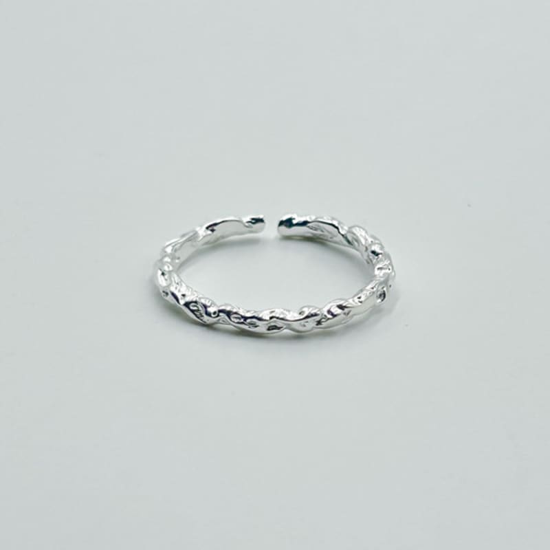 SULTANA Raw Stone Open Ring
