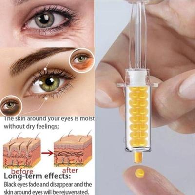 Crema per gli occhi con aghi leggeri e idratanti Rimuovi le borse per gli occhi Crema per gli occhi al collagene con granuli di grasso e cerchi scuri