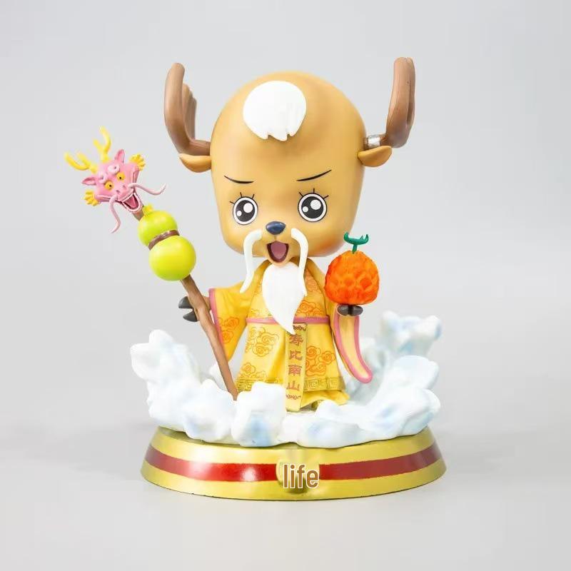 

One Piece Chopper New Year Fukurokuju Statue Model - Boxed Desktop Ornament
