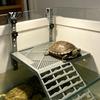Reptile Sunning Dock Solid Form Hanging Turtle Basking Platform with Suction Cups, Non-Slip Easy Clean Plastic Ramp Ramp, Aquariums Tank Accessories