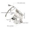 Fashion Exaggerated 316L Stainless Steel Bracelet Hollow Flower Cuff Bangle Silver Plated Statement Jewelry