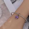 Dreamy Copper Metal Purple Doll Sewing Machine Dangle Charm Bead Component forDIY Bracelet High Quality Fine Jewelry Designer High Quality Fine