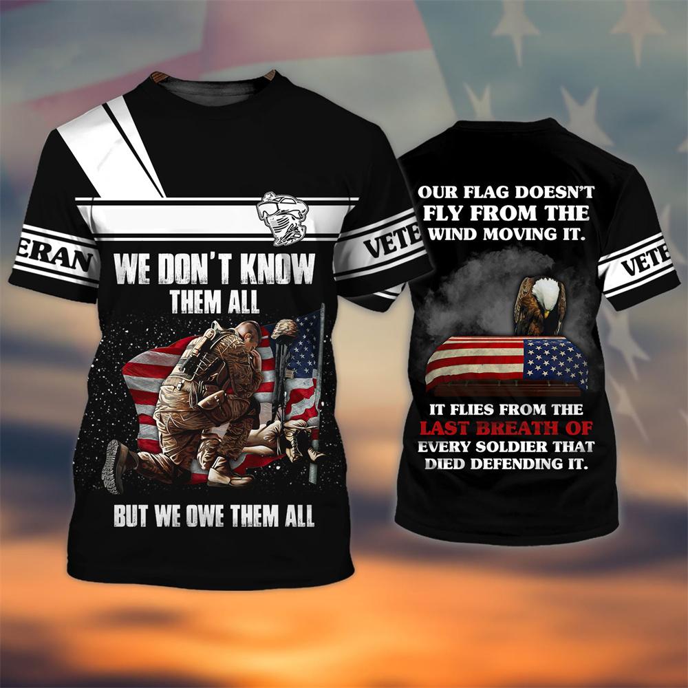 T-shirt manches courtes col rond pour homme, surdimensionné, à la mode, motif d'aigle imprimé, soldats américains, Harajuku, loisirs, sport