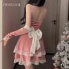Autumn and winter sexy Christmas outfit cute plush bunny suspender sexy underwear slim uniform suit