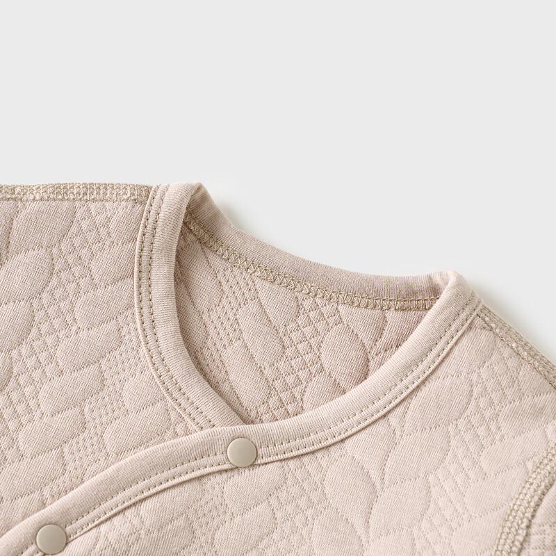 TONGTAI Newborn Pure Cotton Warm Long-Sleeve Romper 90cm