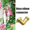 90 Degree Elbow Connector for Garden Hose Lawn Water Pipe Fitting Adapter