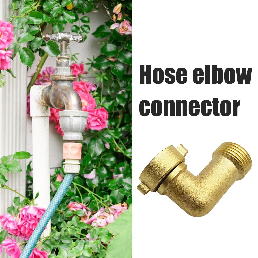 90 Degree Elbow Connector for Garden Hose Lawn Water Pipe Fitting Adapter