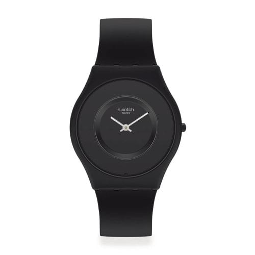 

Годинник Swatch CARICIA NEGRA SKIN Classic, Чорний, SS09B100