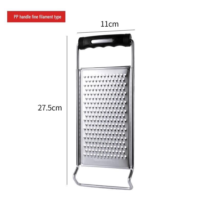 Stainless Steel Grater & Julienne Slicer for Potatoes, Fruits, and Baby Food Prep