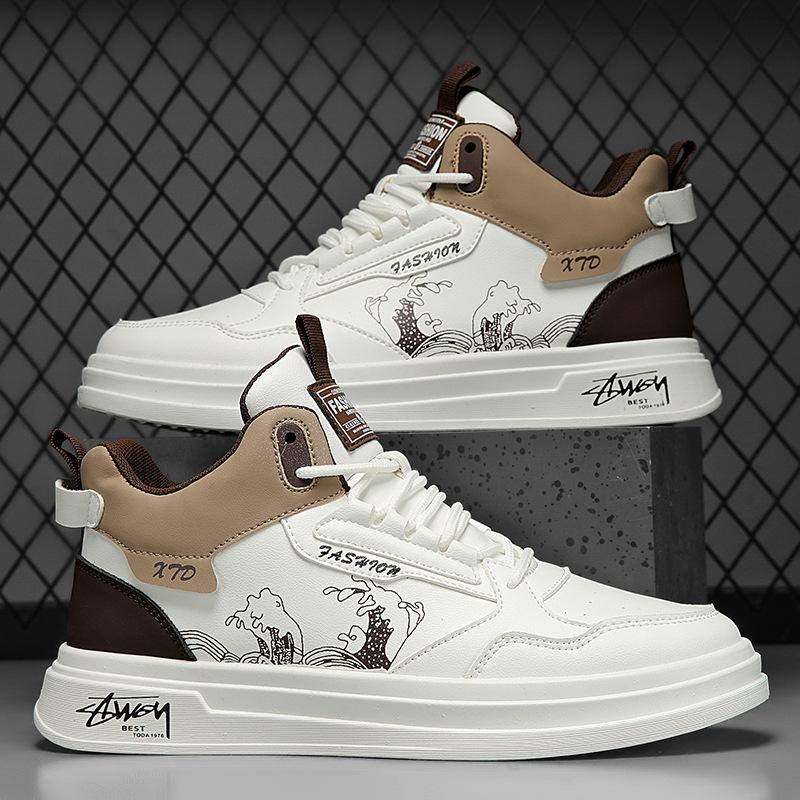 

2024 Осень Зима Лидер продаж Дышащие высокие кроссовки для сноуборда Модная спортивная обувь для активного отдыха Трендовая повседневная обувь Обувь для мужчин 44 хаки