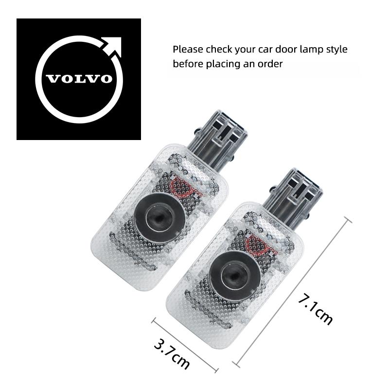 For Volvo Car HD Doors Welcome Light Led Projector Lamp Auto Accessories For Volvo Xc60 Xc90 V40 V60 S60 V50 V90 S80 C40 XC40 V7