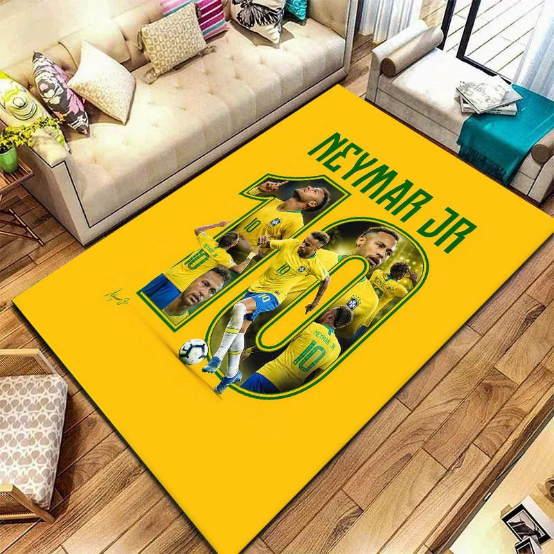 Neymar Carpet Rug for Living Room Bedroom Home Sofa Decoration,Kids play Non-slip Floor Mat