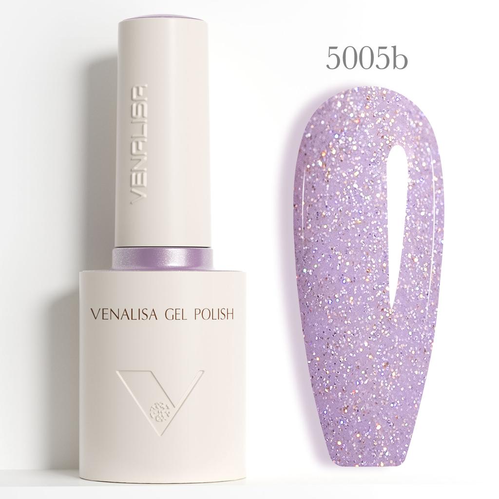 Venalisa Gel Nail Polish 10ml Hema TPO Free Snow Lotus Winter Glitter Shinning Soak Off UV LED Gel Varnish Nail Manicure